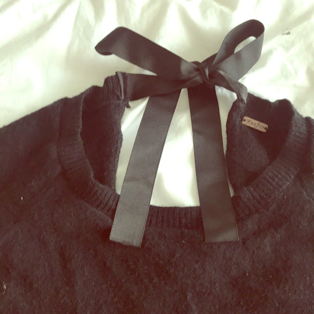 Black Bow Sweater